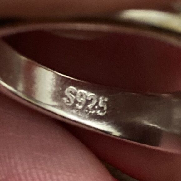 ❤️NEW 925 Sterling Silver Minimalist Design Adjustable Ring - Picture 4 of 10